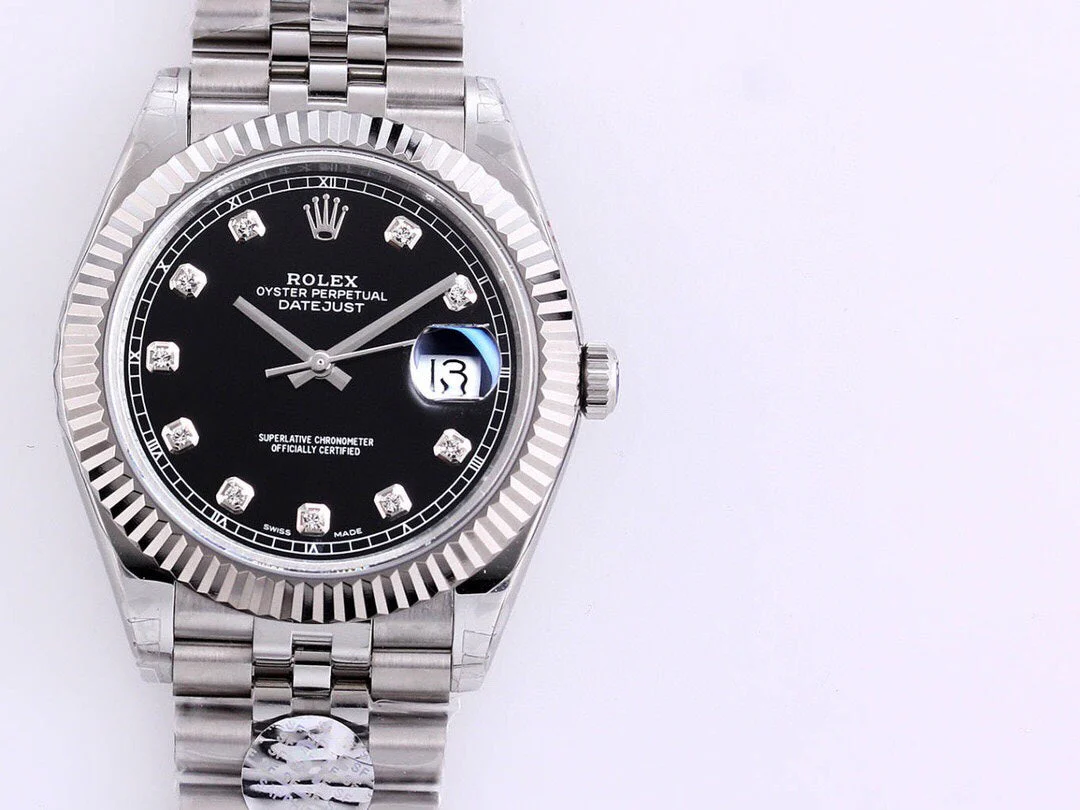 DATEJUST 41MM STAINLESS STEEL DIAMOND NUMERALS