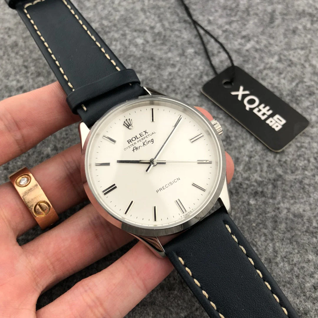 OYSTER PERPETUAL AIR KING 40MM  LEATHER