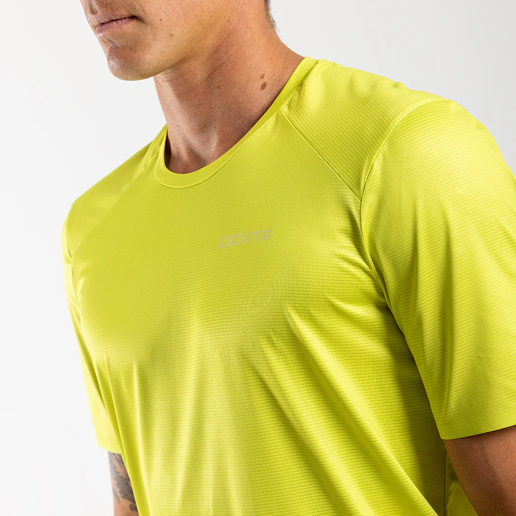 Men's Short Sleeve Tech Tee (Cyber Lime)