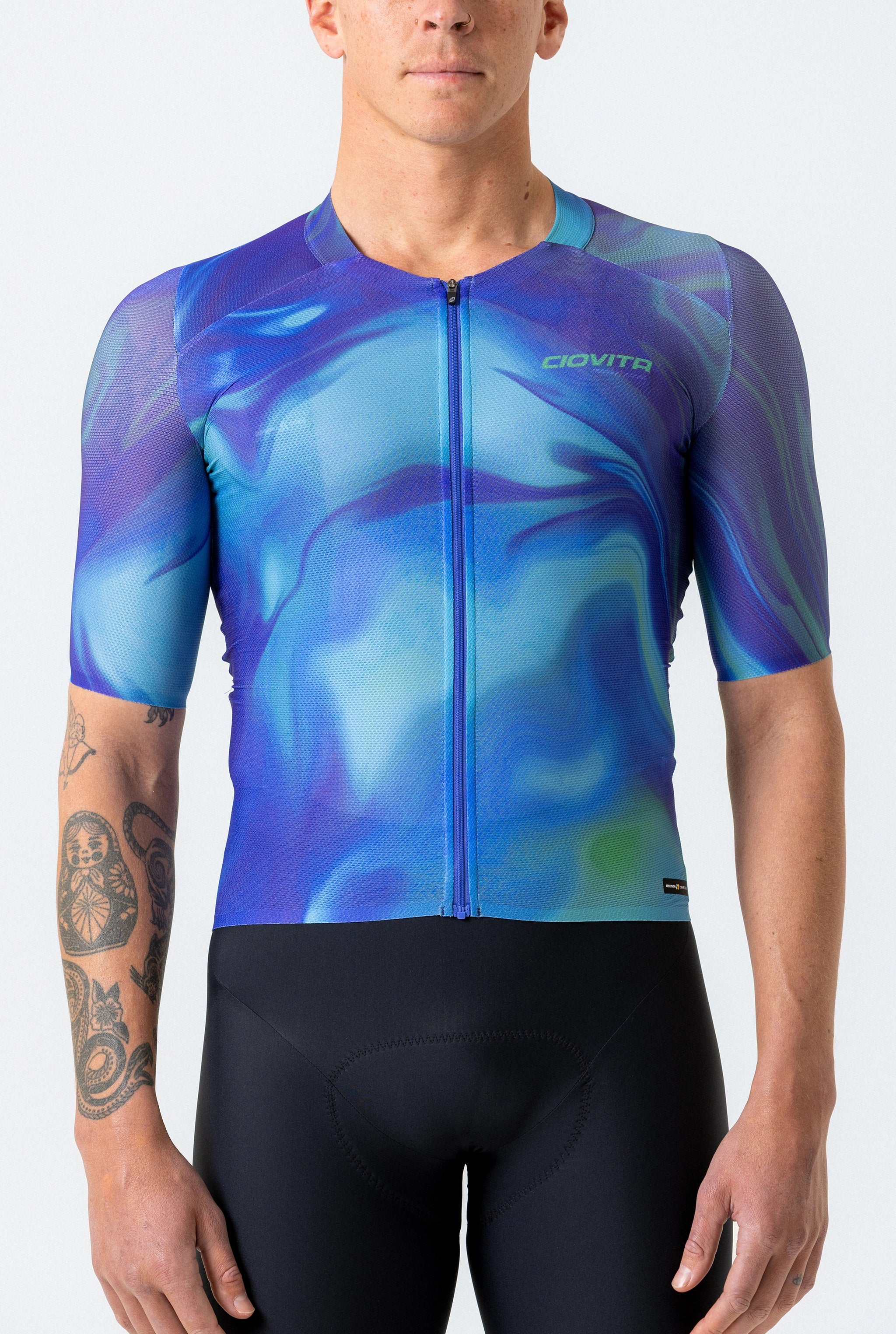 Men's Apex H1 Pro Fit Jersey (Navy Swirl)