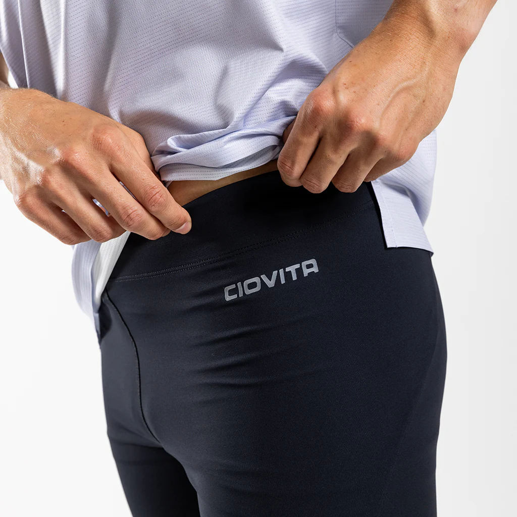 Men's Short Training Tights (Black)