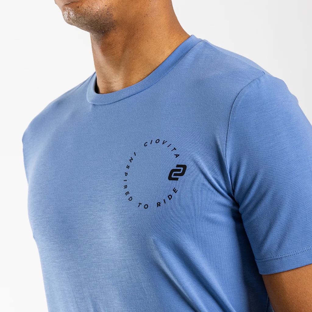Men's Core Casual T Shirt (Elemental Blue)