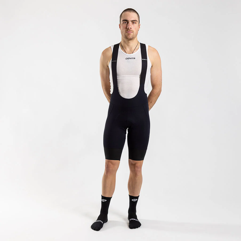 Men's Supremo Thermo Bib Shorts (Black)