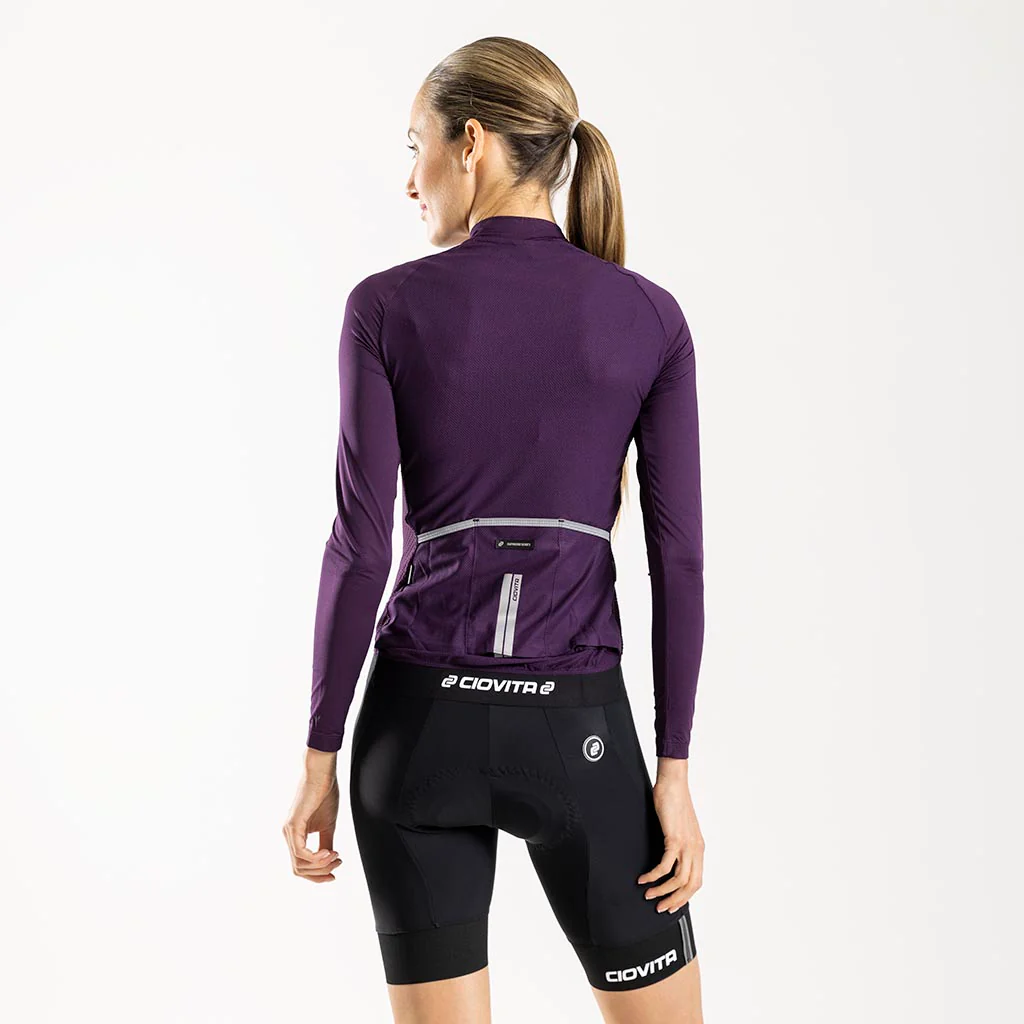 Women's Faro Long Sleeve Jersey (Plum)