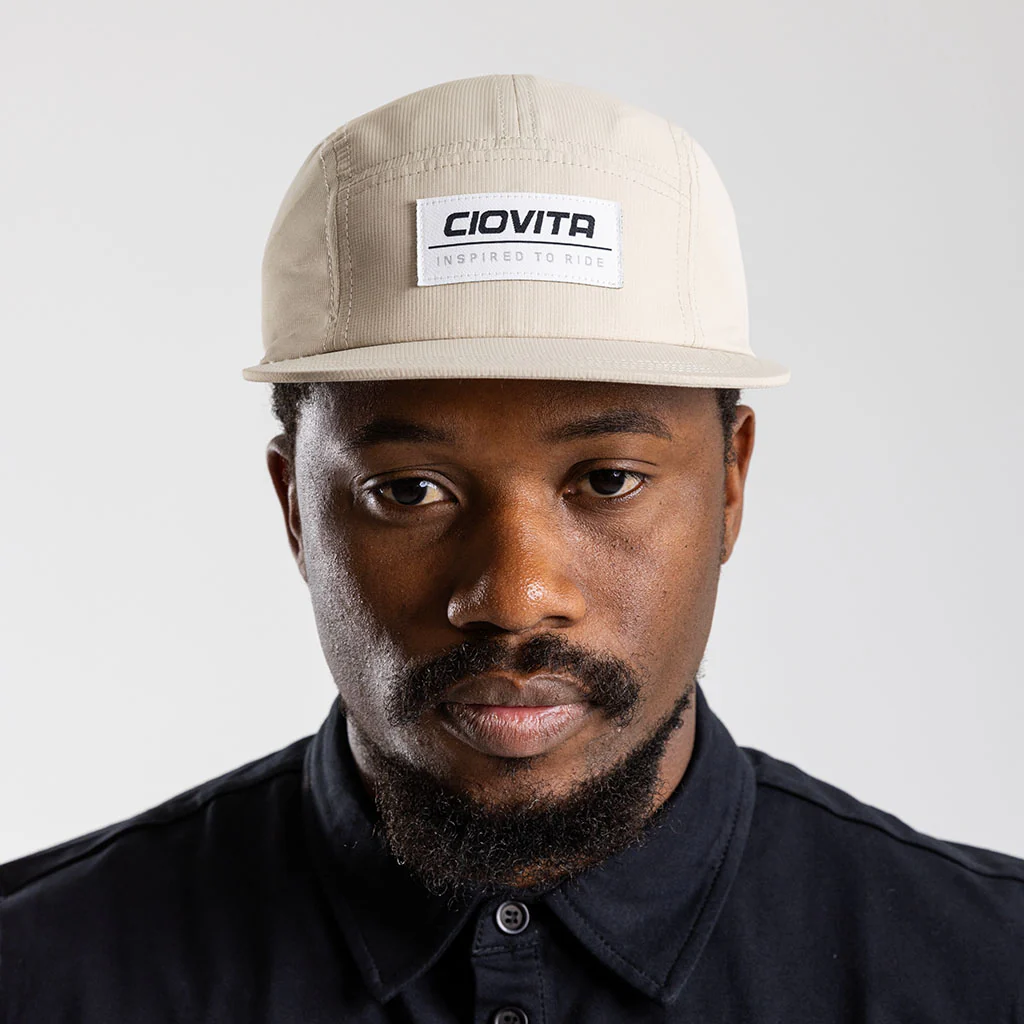 Flat Peak Strap-back Cap (Sand)