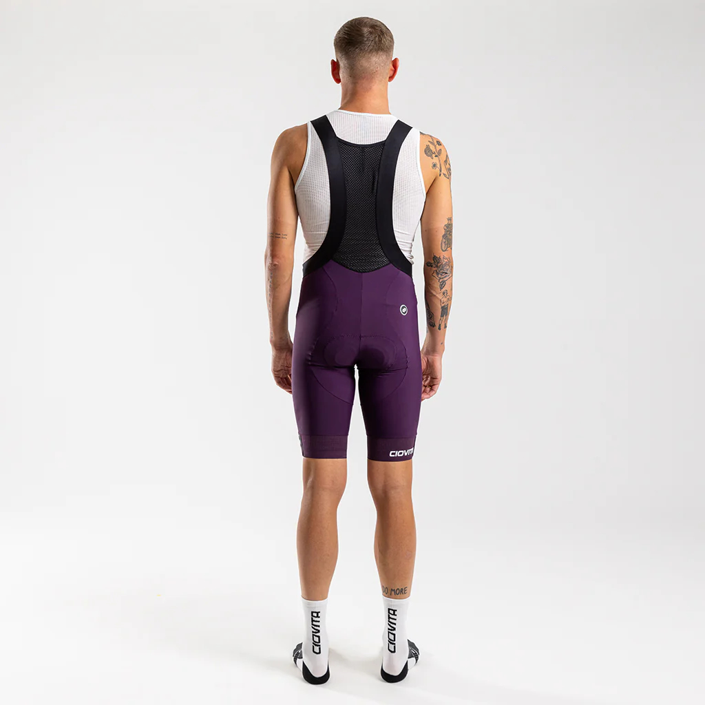 Men's Corsa Bib Shorts 2.0 (Plum)