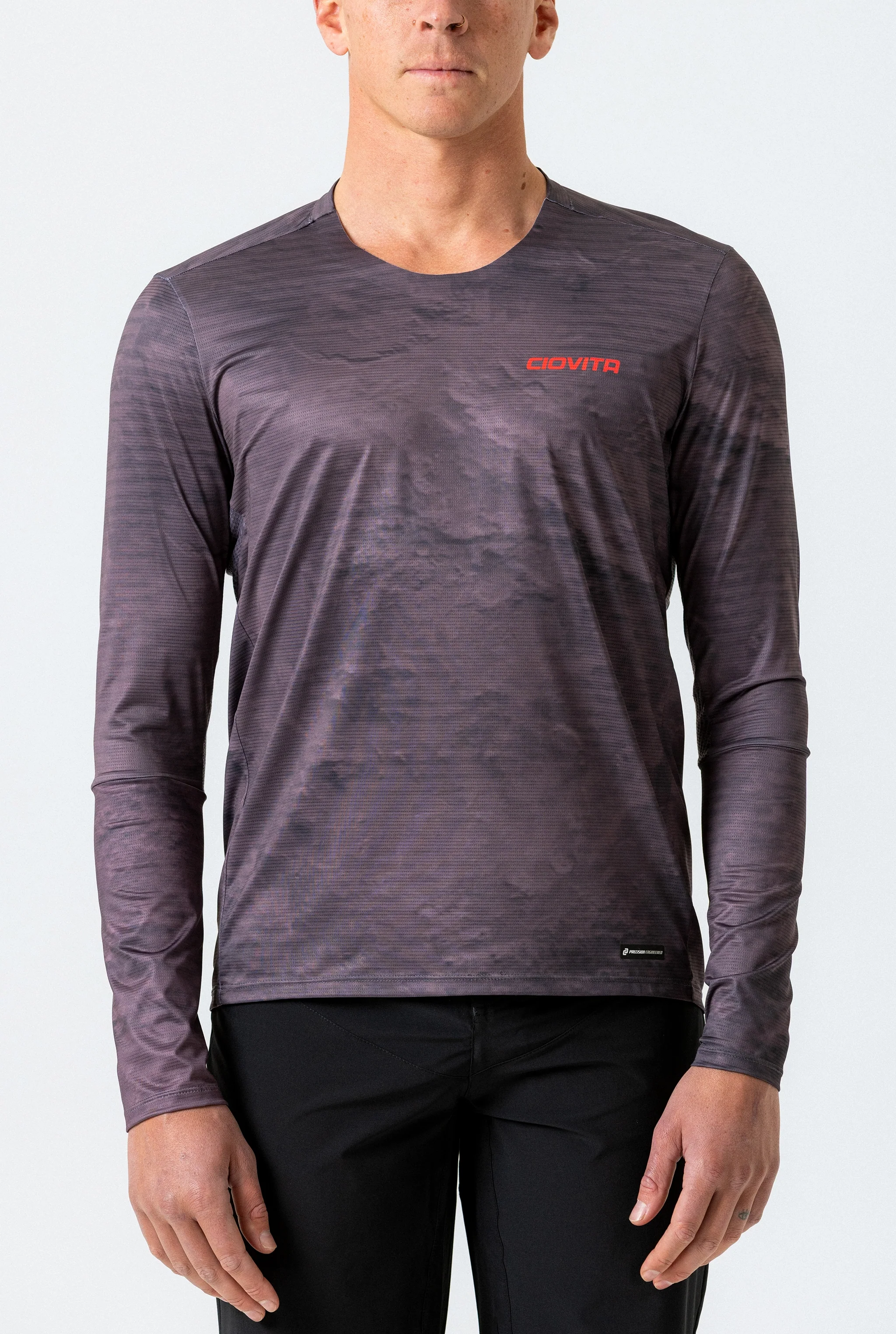 Men's AE Long Sleeve Trail Tee (Coffee)