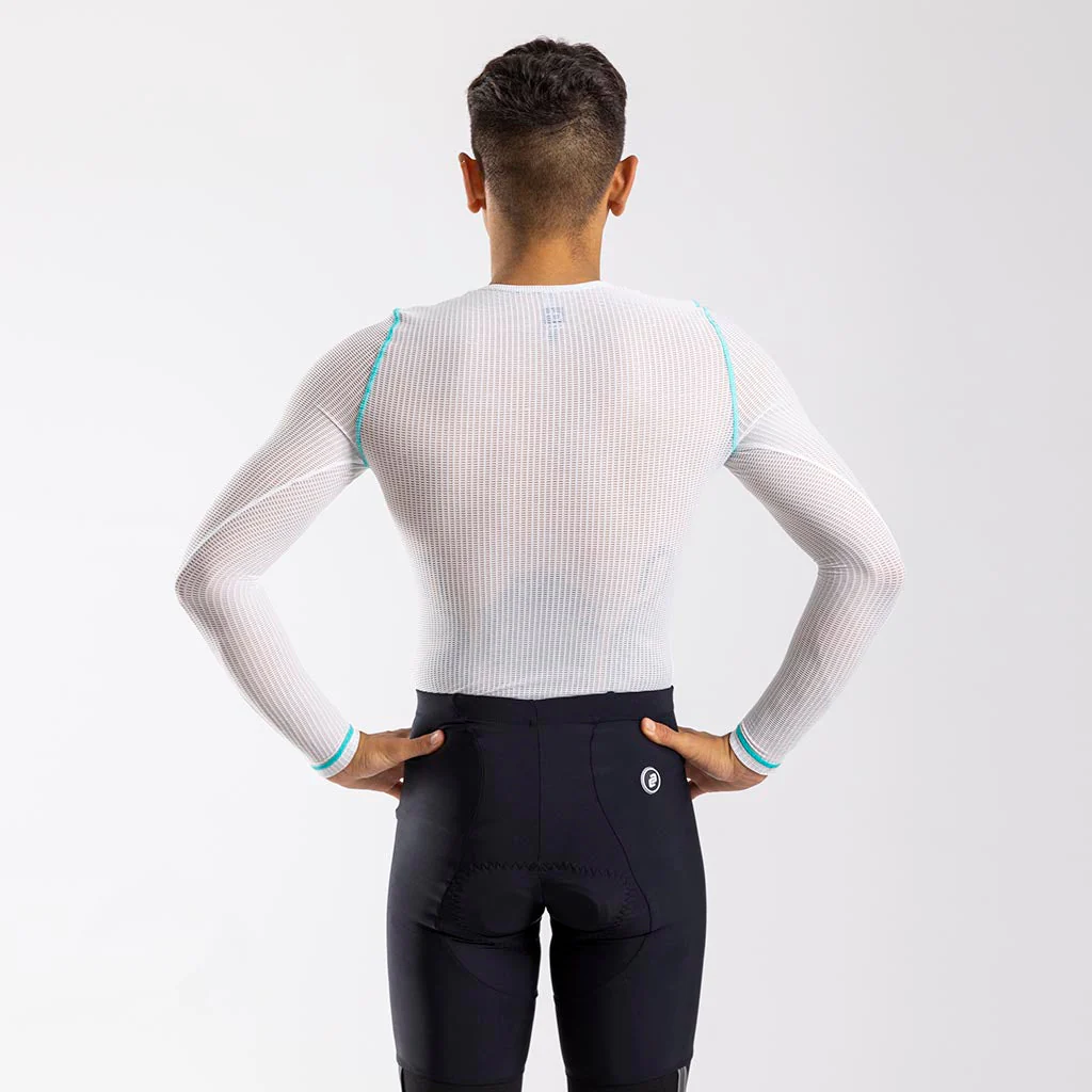 Men's DriRelease Long Sleeve Baselayer (White)