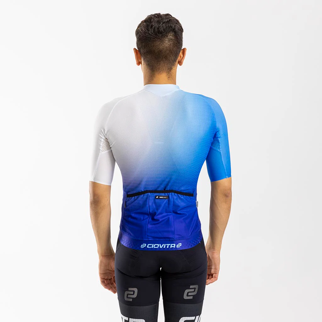 Men's Punto Corsa Race Fit 2.0 Jersey (Blue)