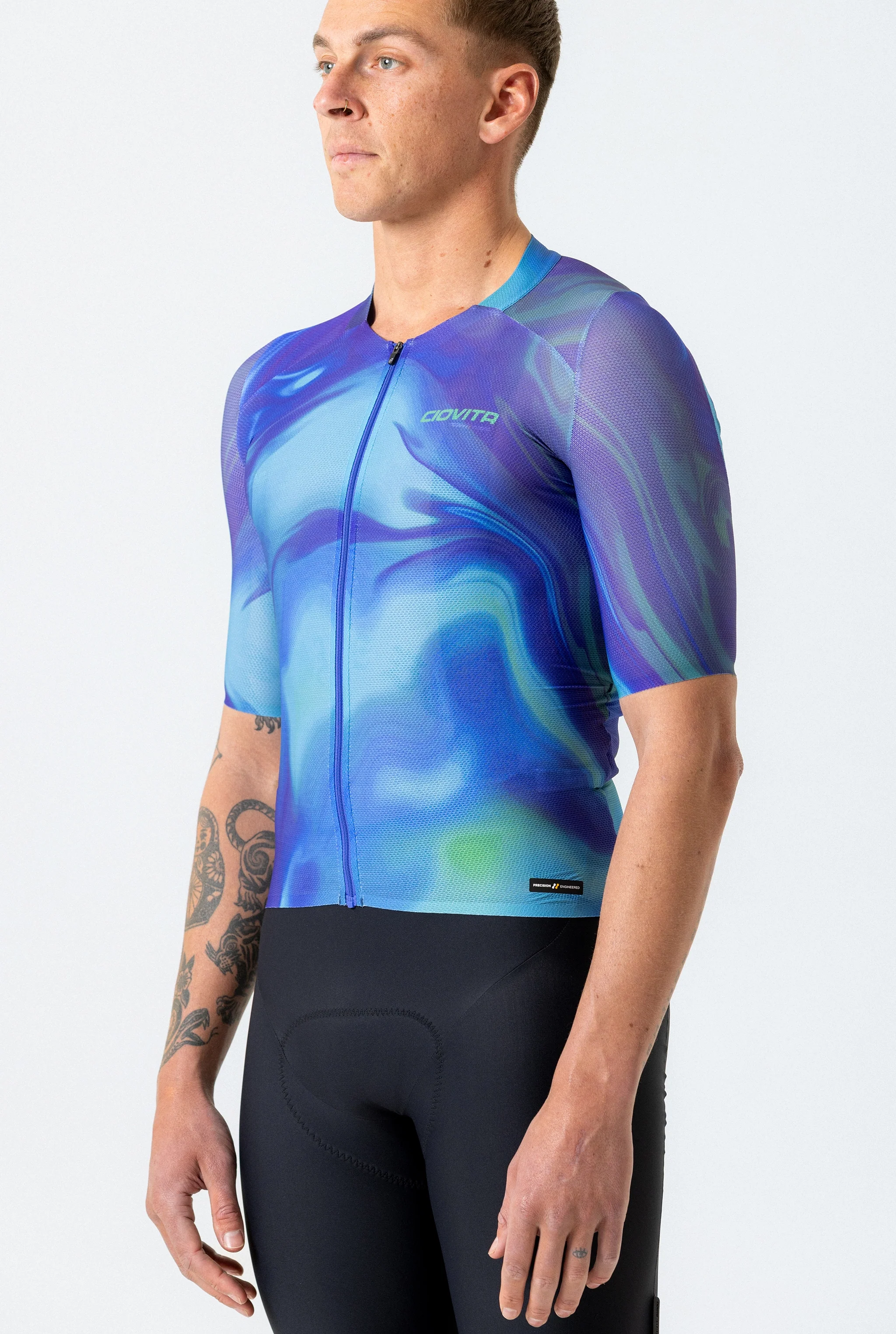 Men's Apex H1 Pro Fit Jersey (Navy Swirl)
