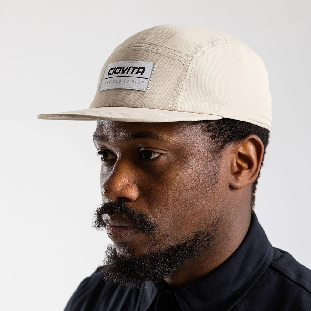 Flat Peak Strap-back Cap (Sand)