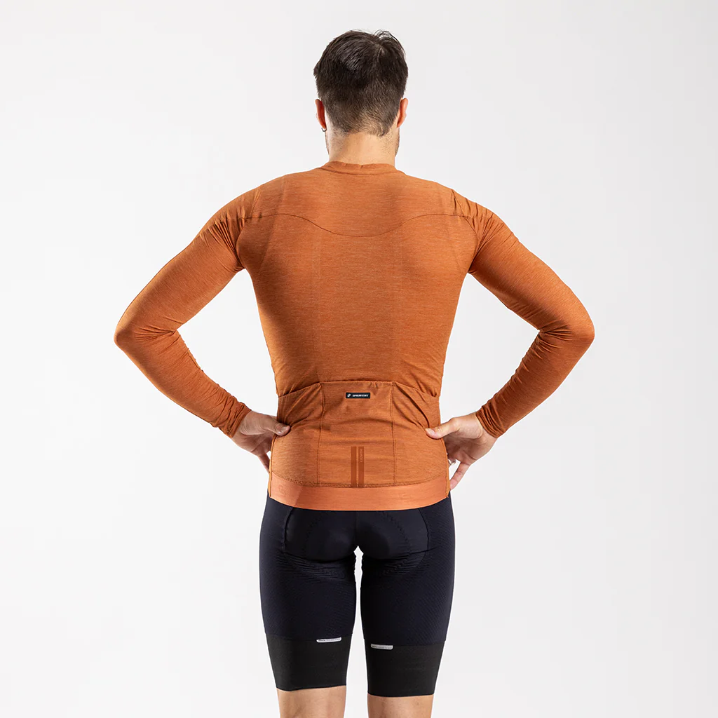 Men's Librio Long Sleeve Race Fit Jersey (Sandstone)
