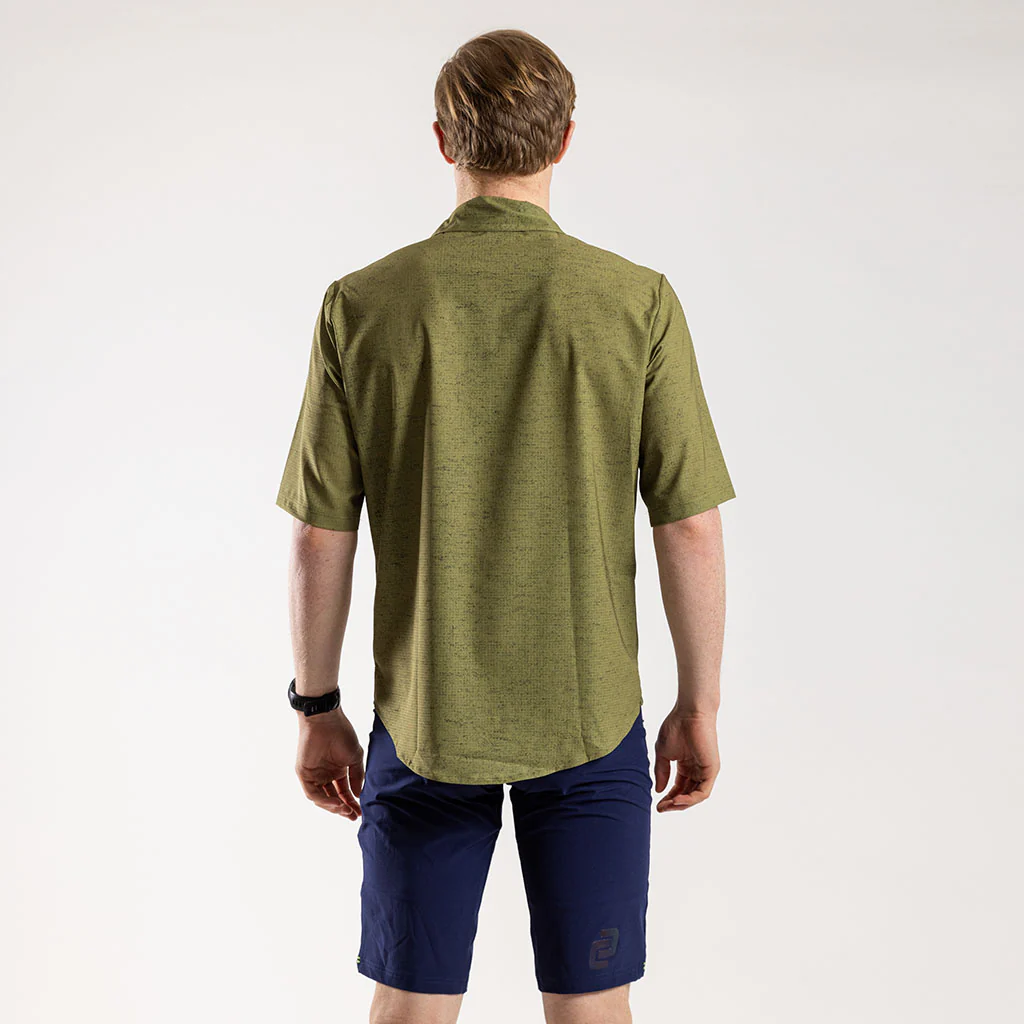 Men's Short Sleeve Adventure Shirt (Olive Melange)