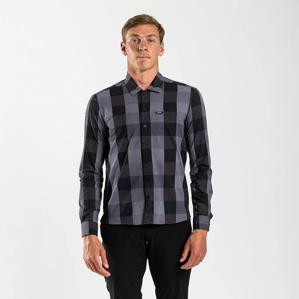 Men's Long Sleeve Adventure Shirt (Grey)