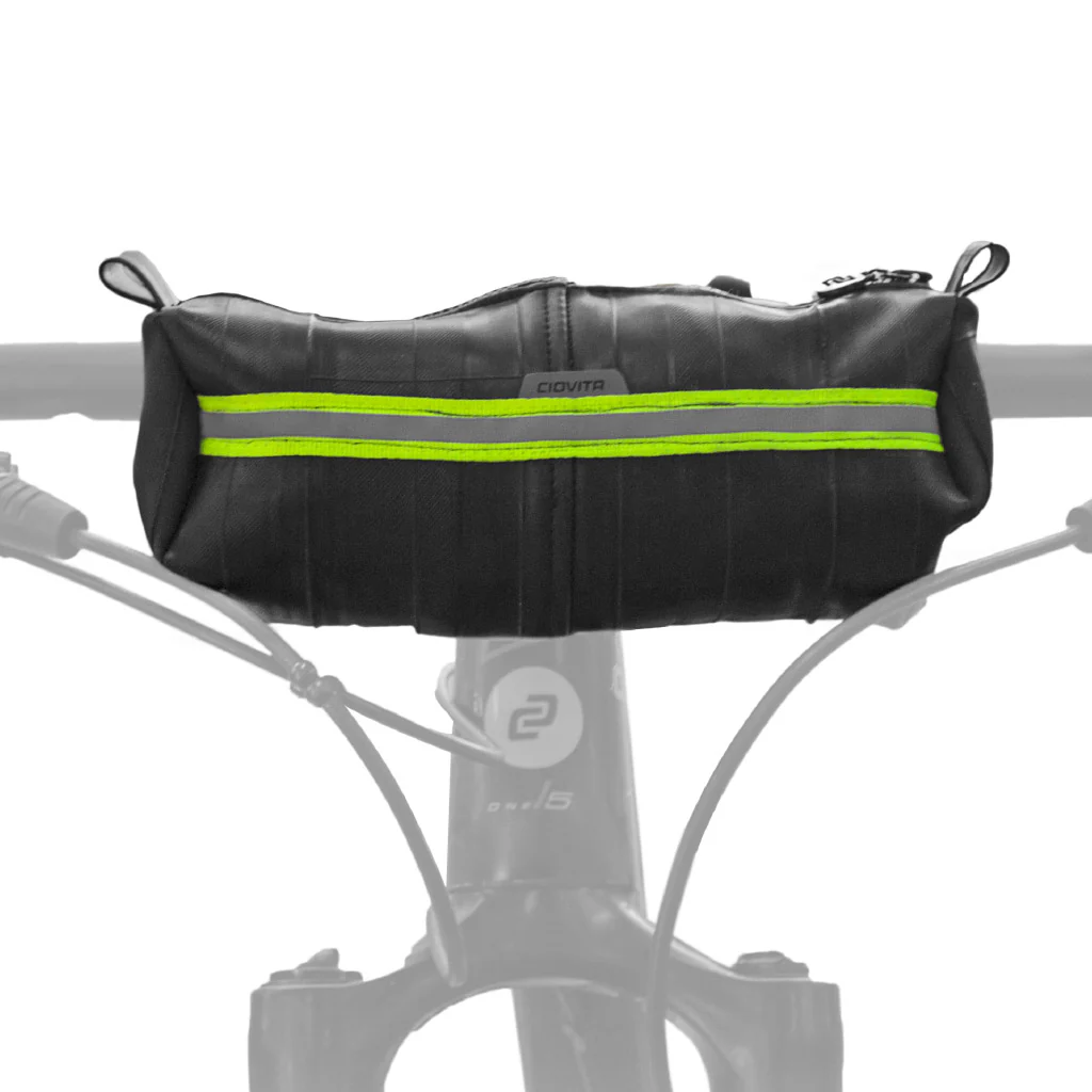 Recycled Inner Tube Barrito Bag (Lumo Webbing)