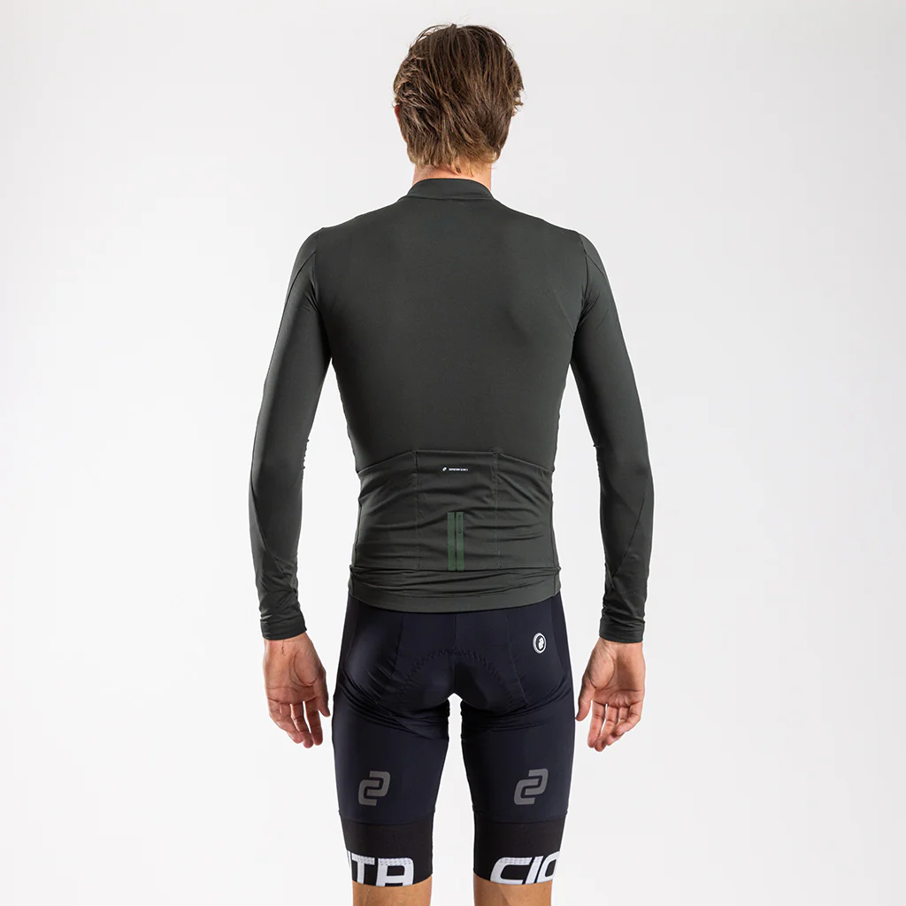 Men's Long Sleeve Thermal Jersey (Pine)