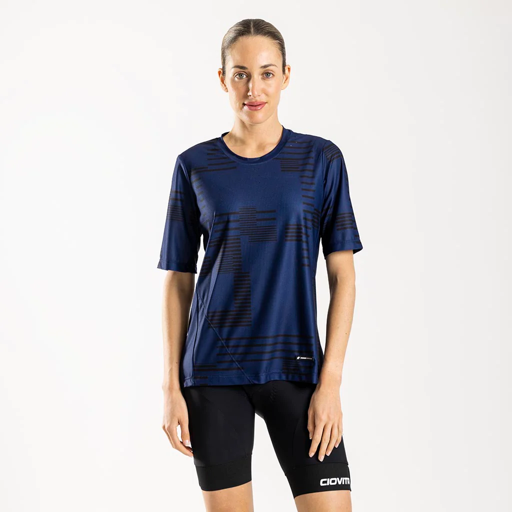Women's Strisce Short Sleeve Trail Tee