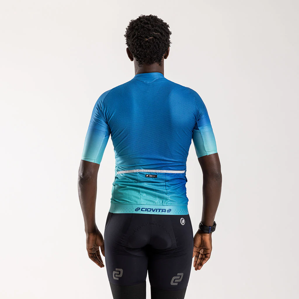 Men's Punto Corsa Race Fit 2.0 Jersey (Teal)