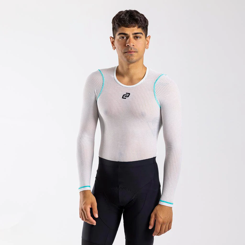 Men's DriRelease Long Sleeve Baselayer (White)