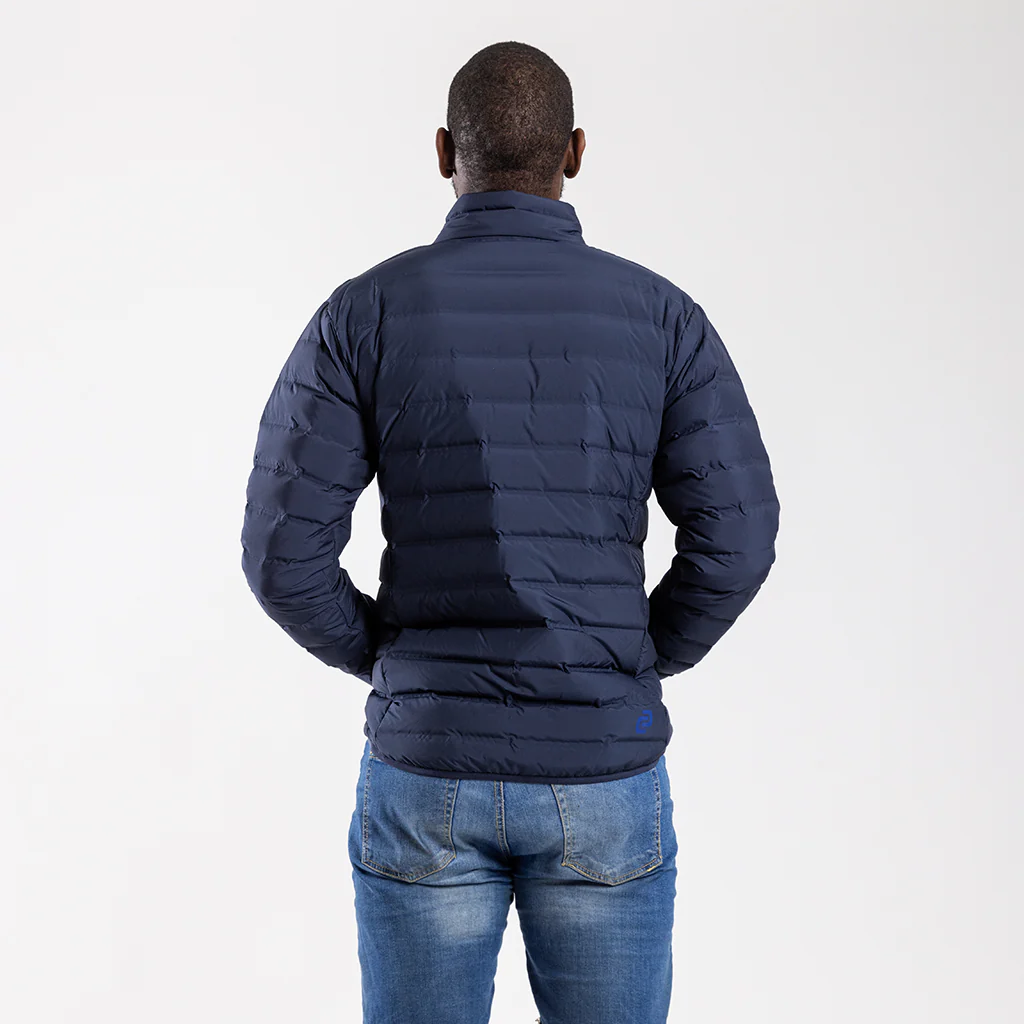 Men's Down Puffer Jacket (Navy)