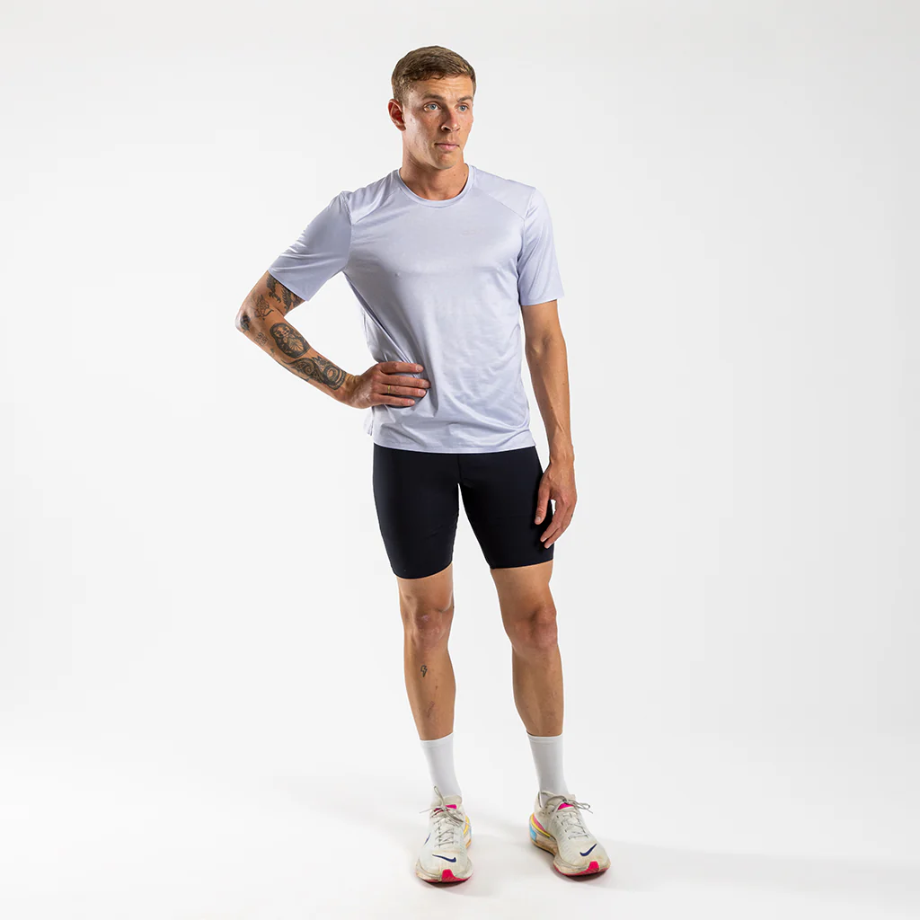 Men's Short Training Tights (Black)