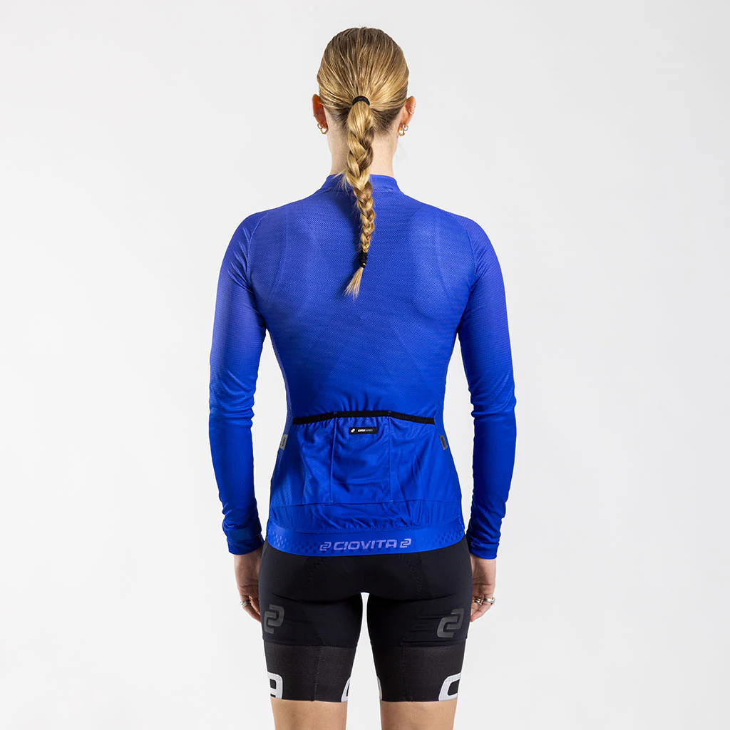 Women's Punto Long Sleeve Sport Fit Jersey (Cobalt)
