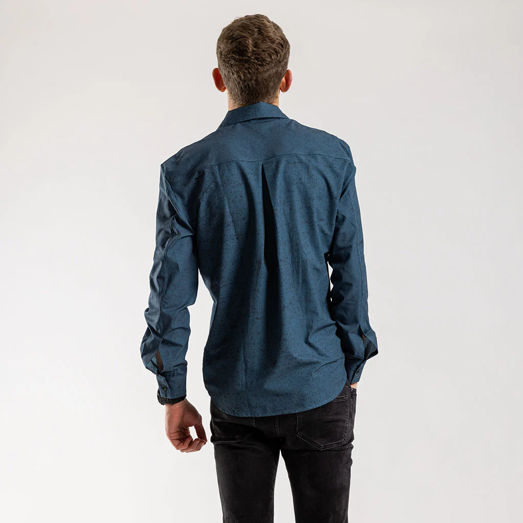 Men's Long Sleeve Adventure Shirt (Sea Melange)