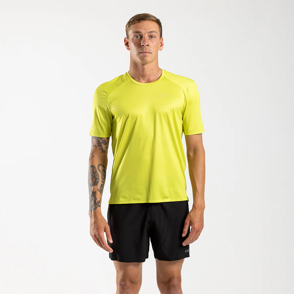 Men's Short Sleeve Tech Tee (Cyber Lime)