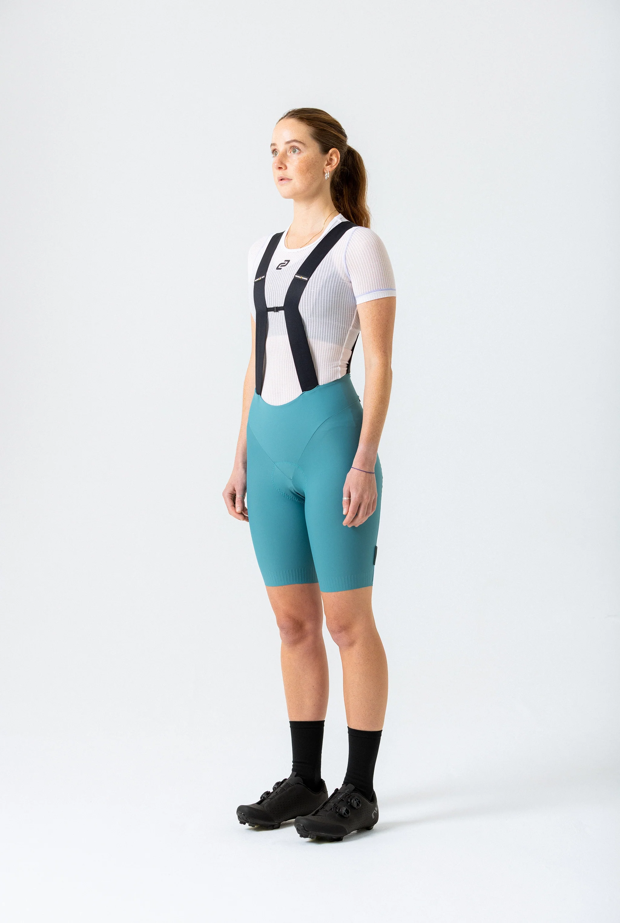 Women's Supremo Pace Bib Shorts 2.0 (Dark Teal)