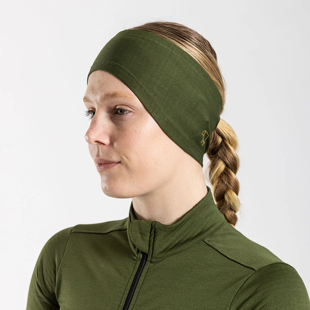 Merino Ear Warmer (Olive)
