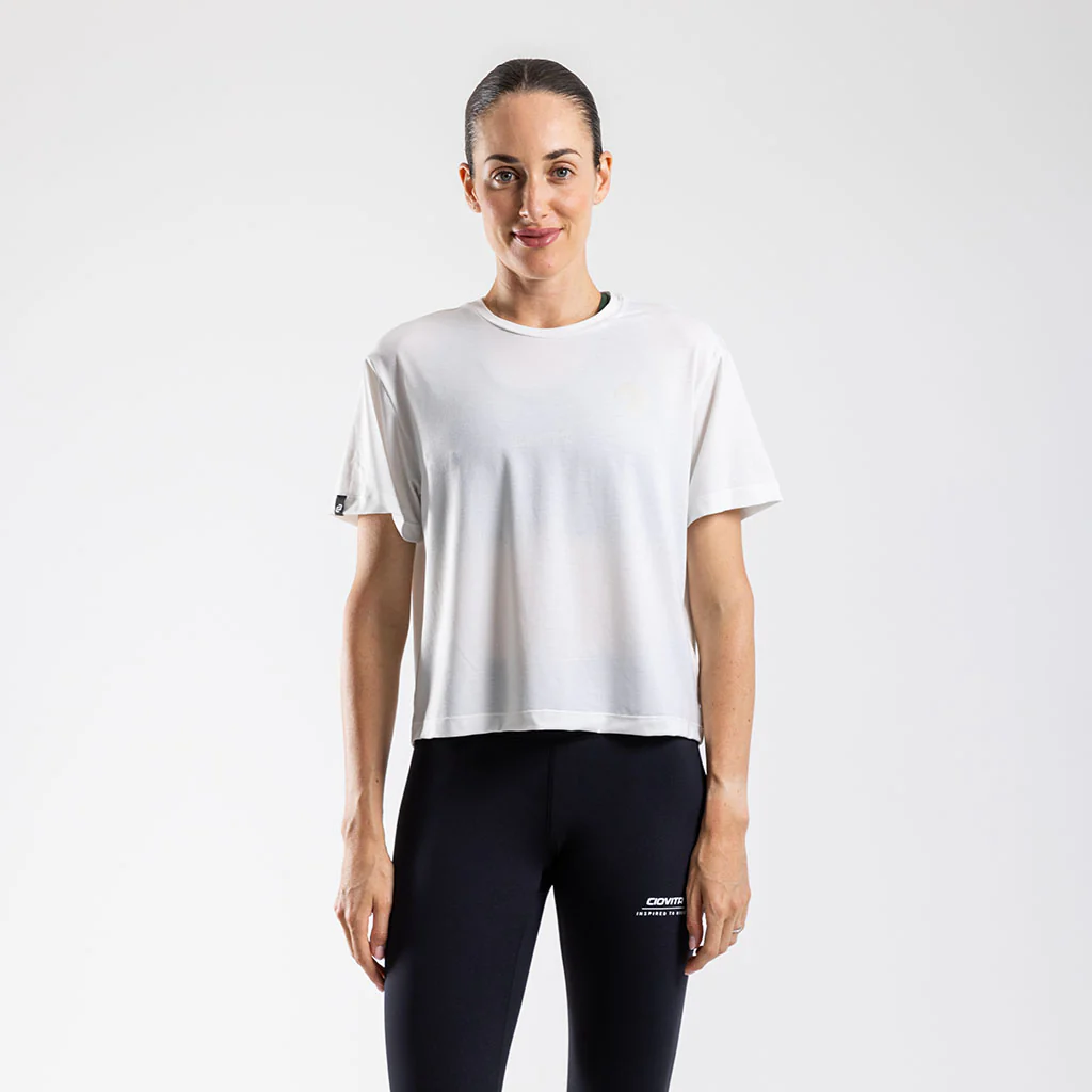 Women's Boxy Casual T Shirt (White)
