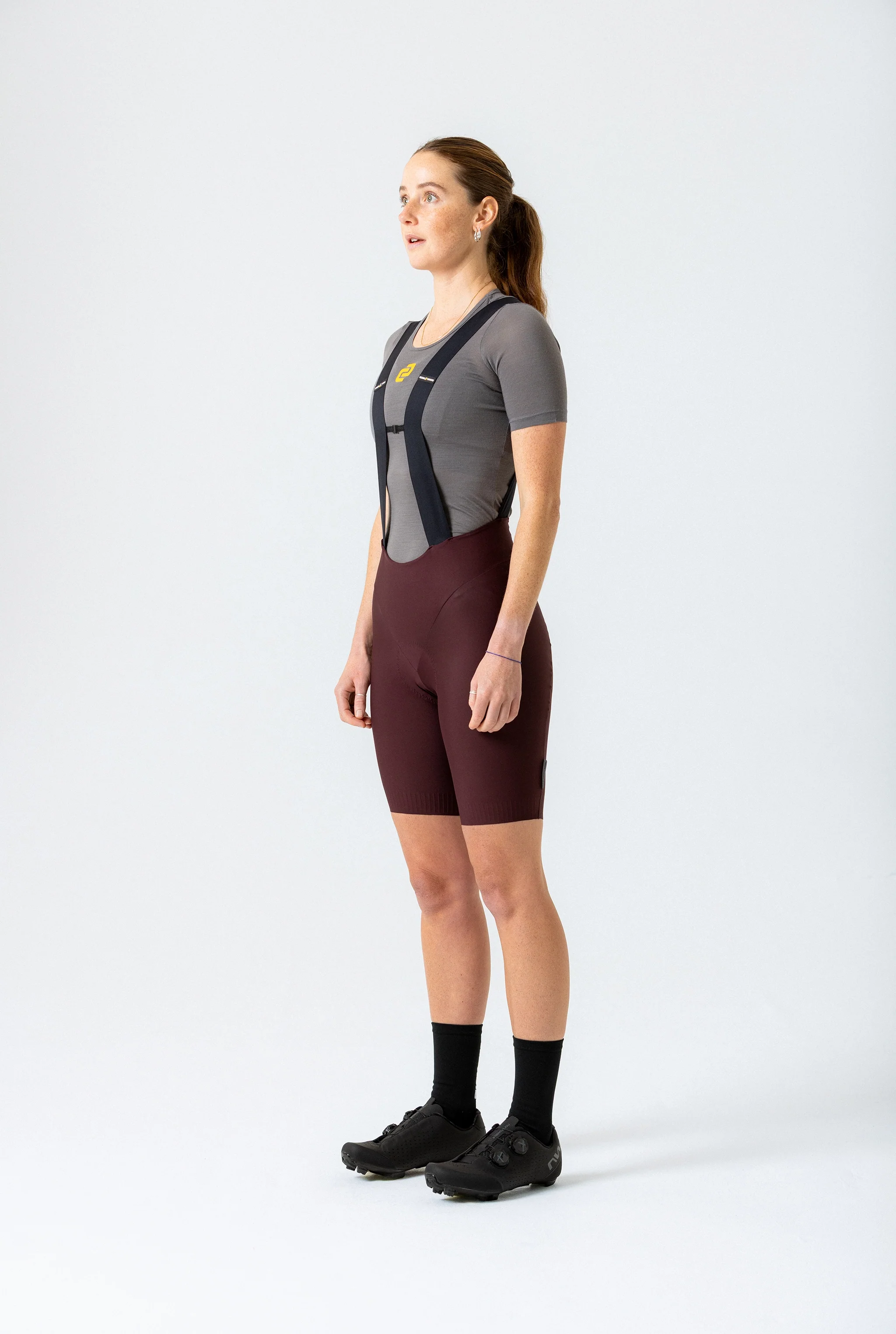 Women's Supremo Pace Bib Shorts 2.0 (Coffee)