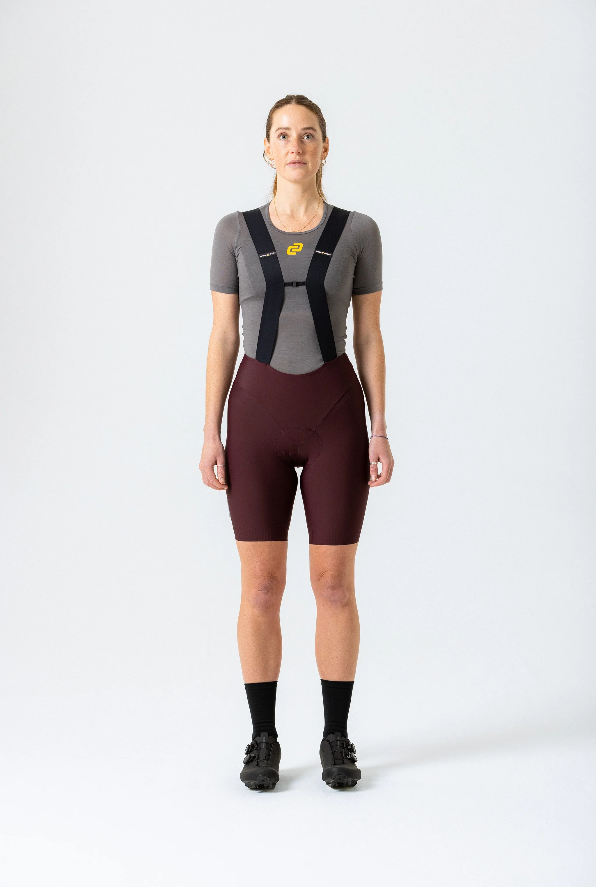 Women's Supremo Pace Bib Shorts 2.0 (Coffee)