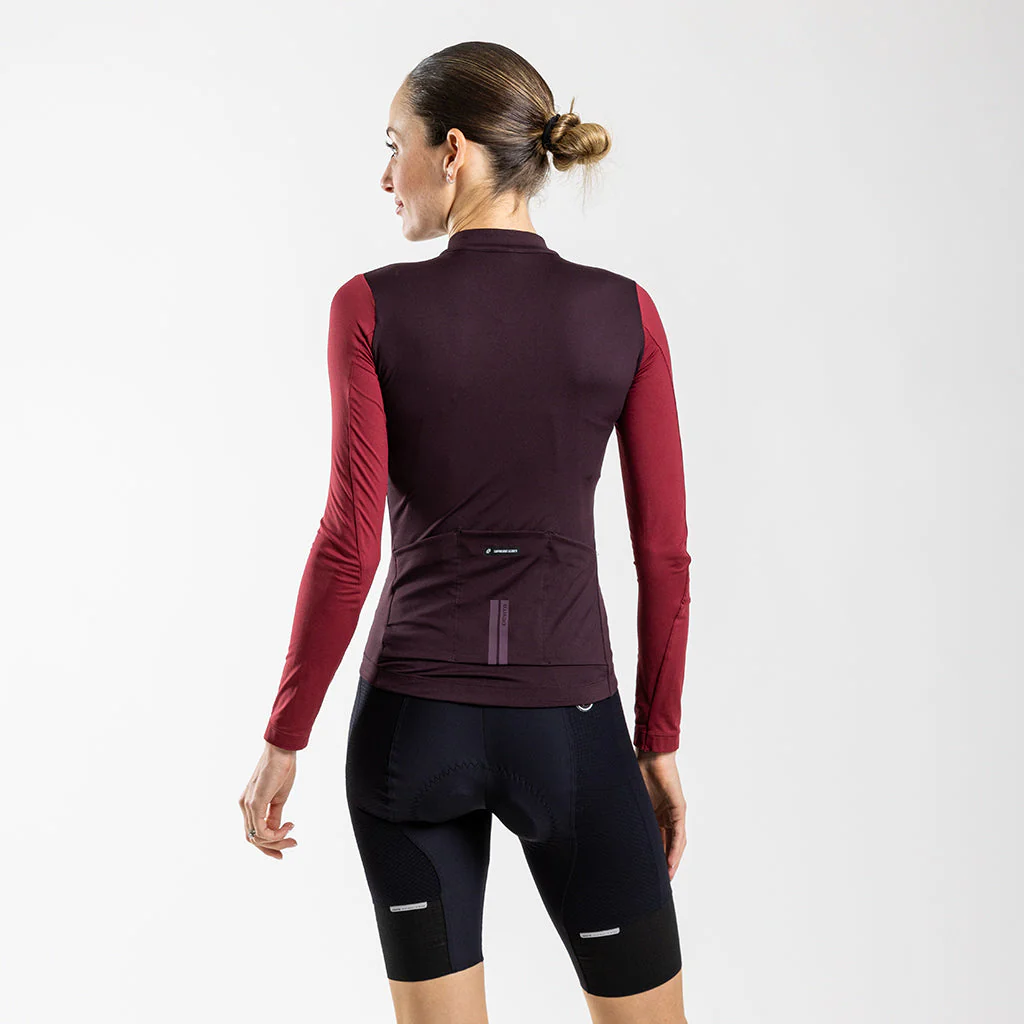 Women's Long Sleeve Thermal Jersey (Mulberry)