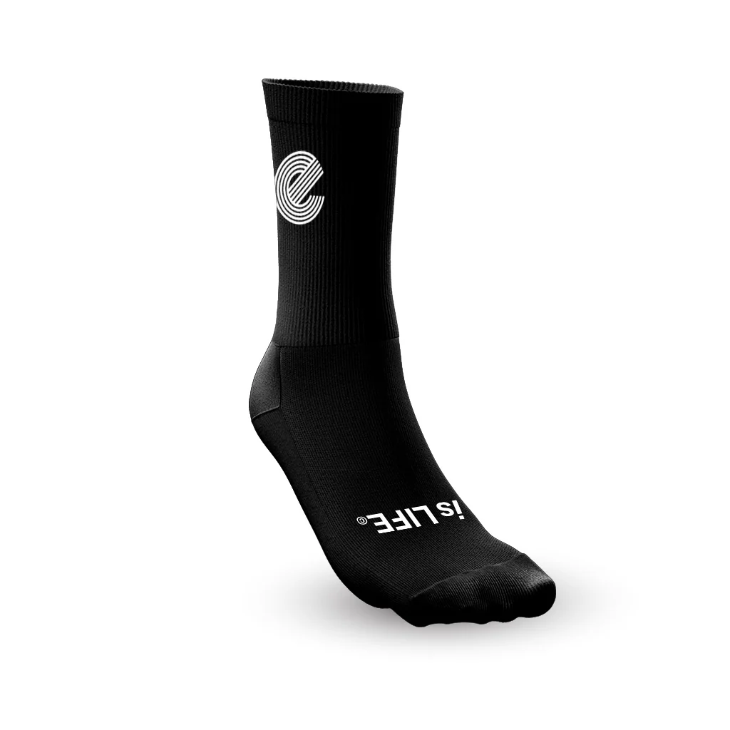 Escape Collective Crew Socks (Black)