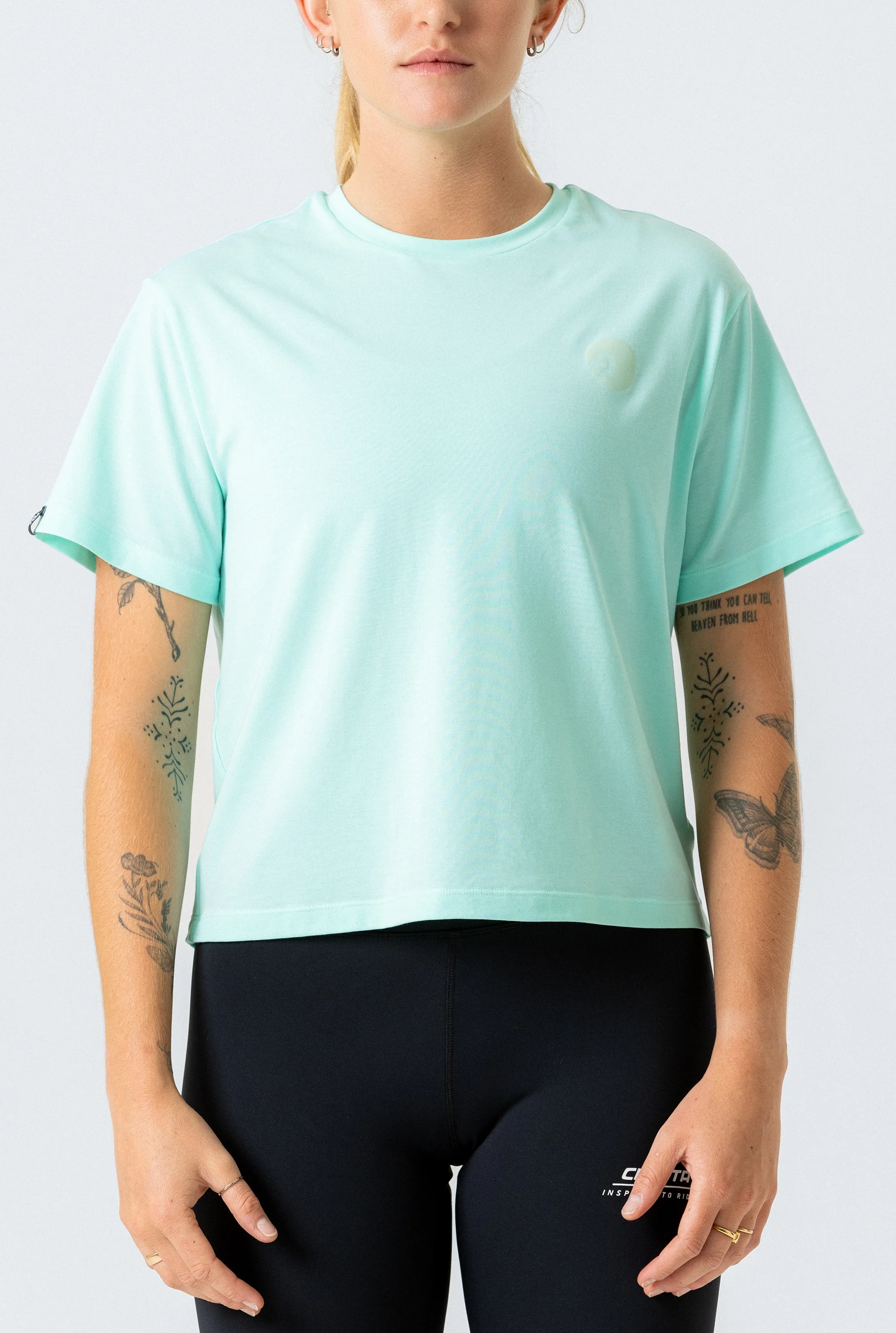 Women's Boxy Casual T Shirt (Mint)
