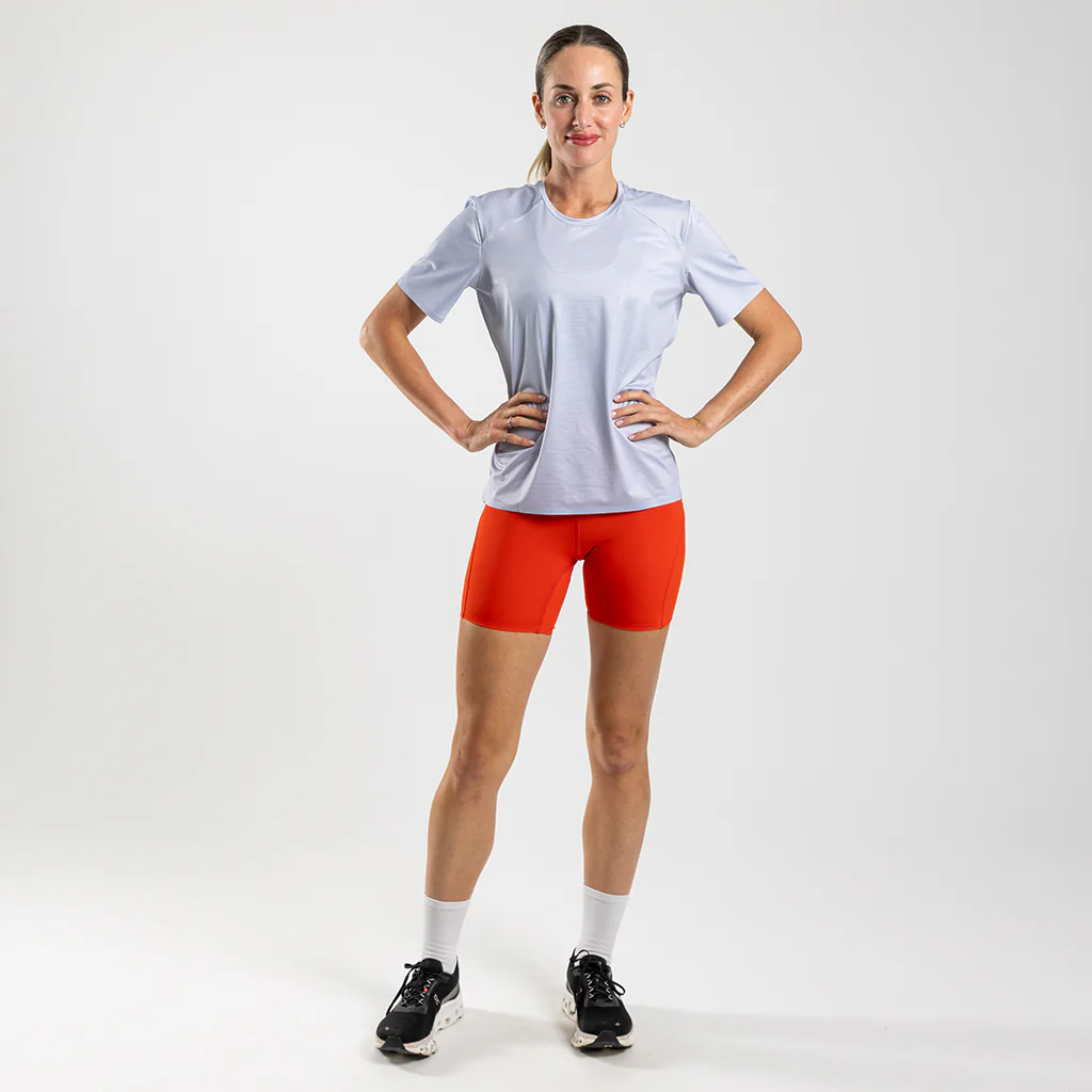 Women's 6 Inch Training Tights (Flame)