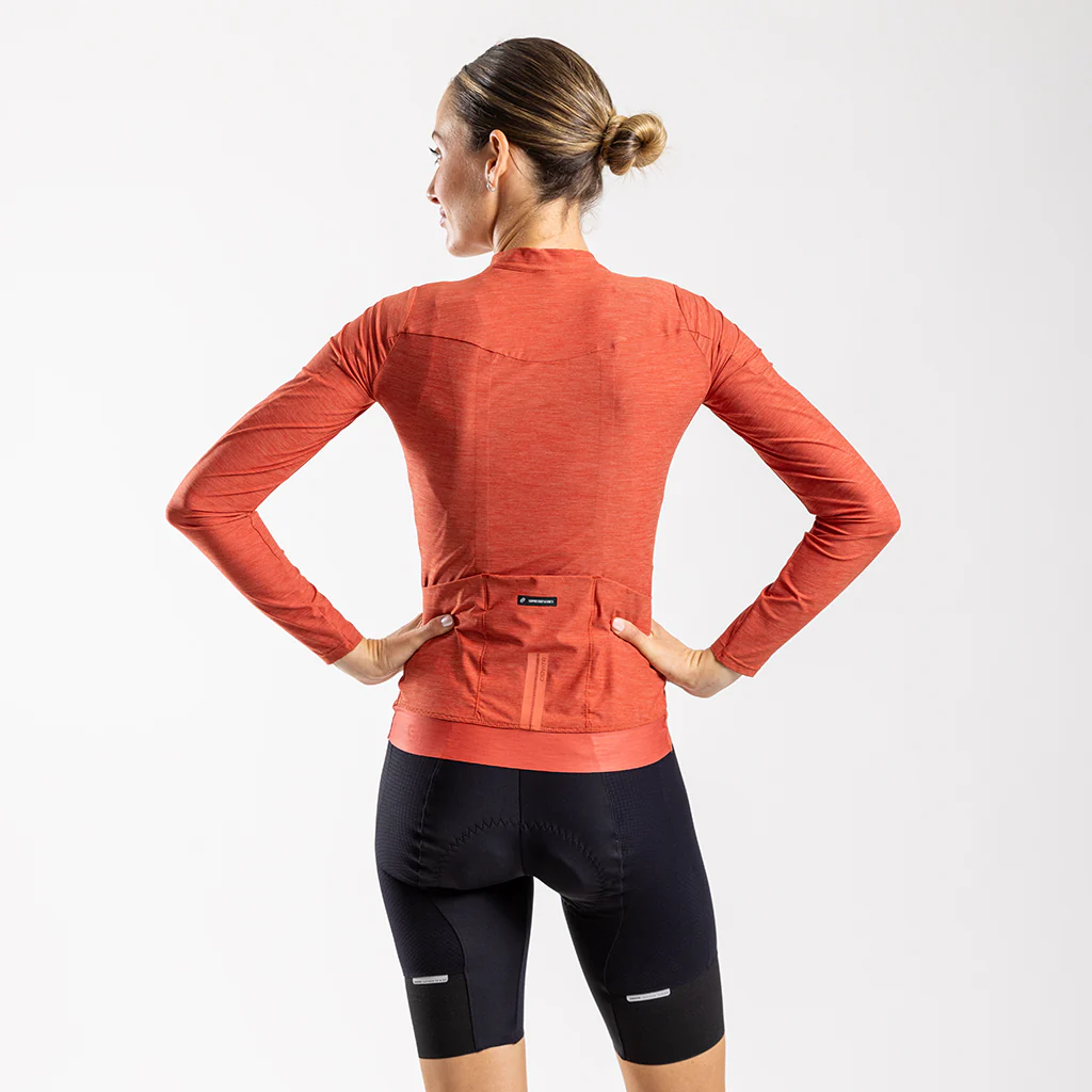 Women's Librio Long Sleeve Race Fit Jersey (Blush)