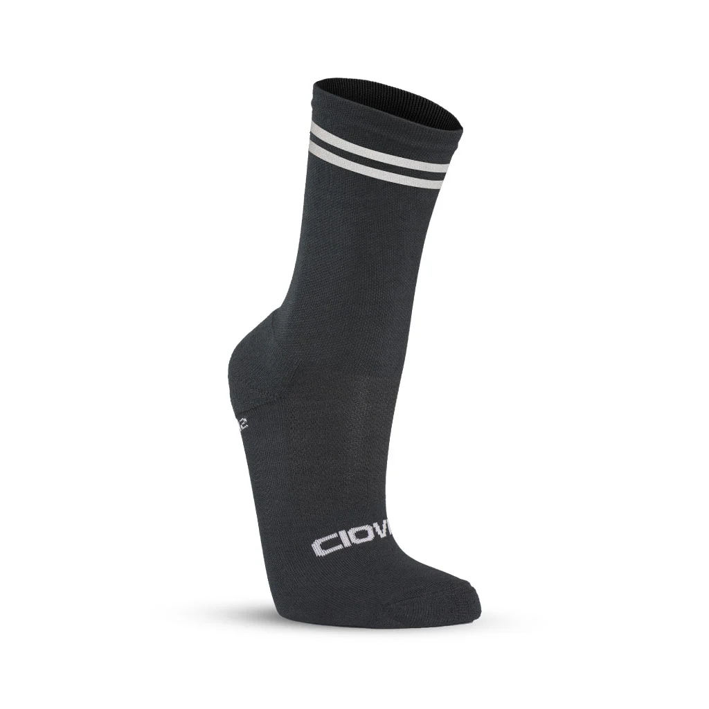 Merino Crew Socks (Black)