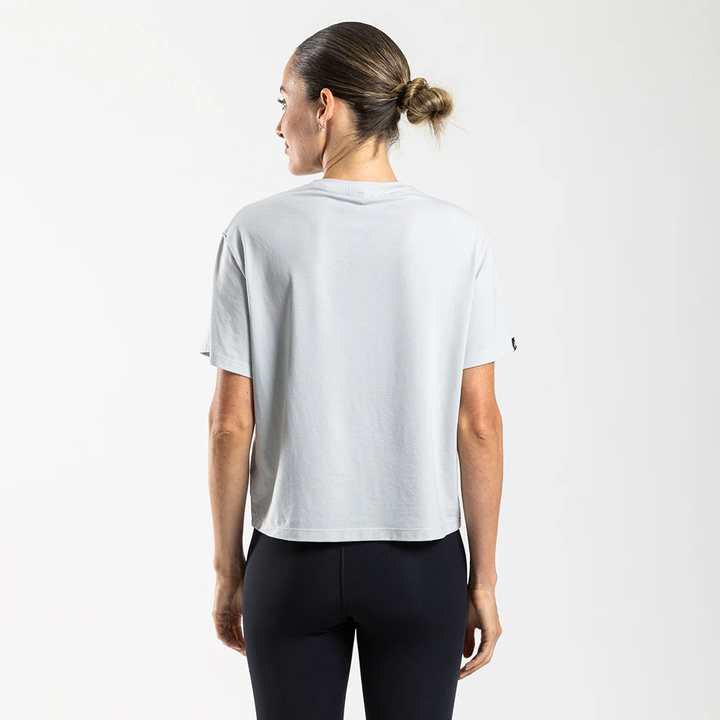 Women's Boxy Casual T Shirt (Grey)