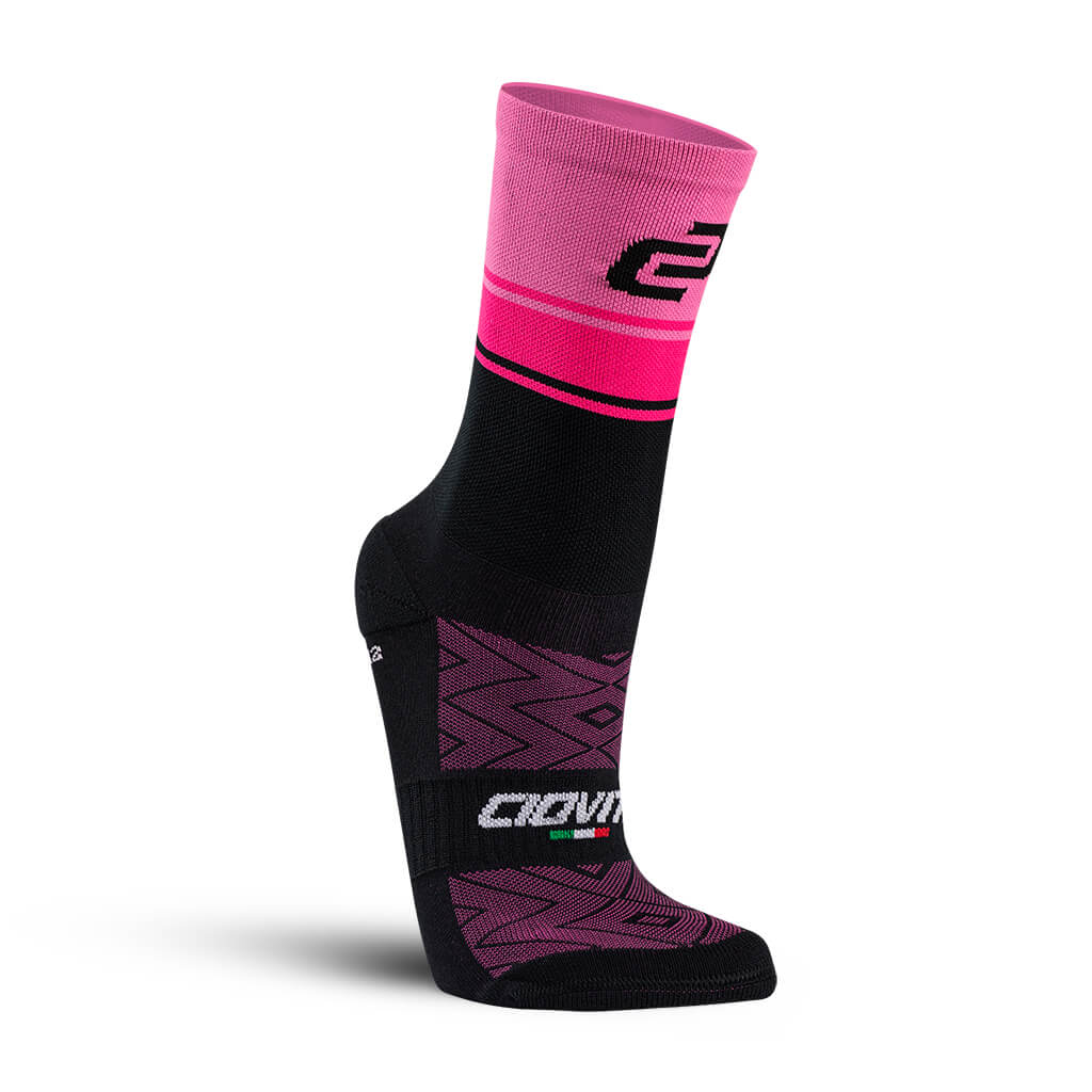 Crew Socks (Pink Stripe)