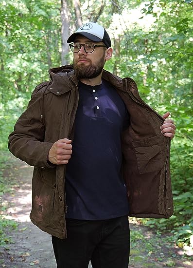 Winter Hooded Men's Jacket