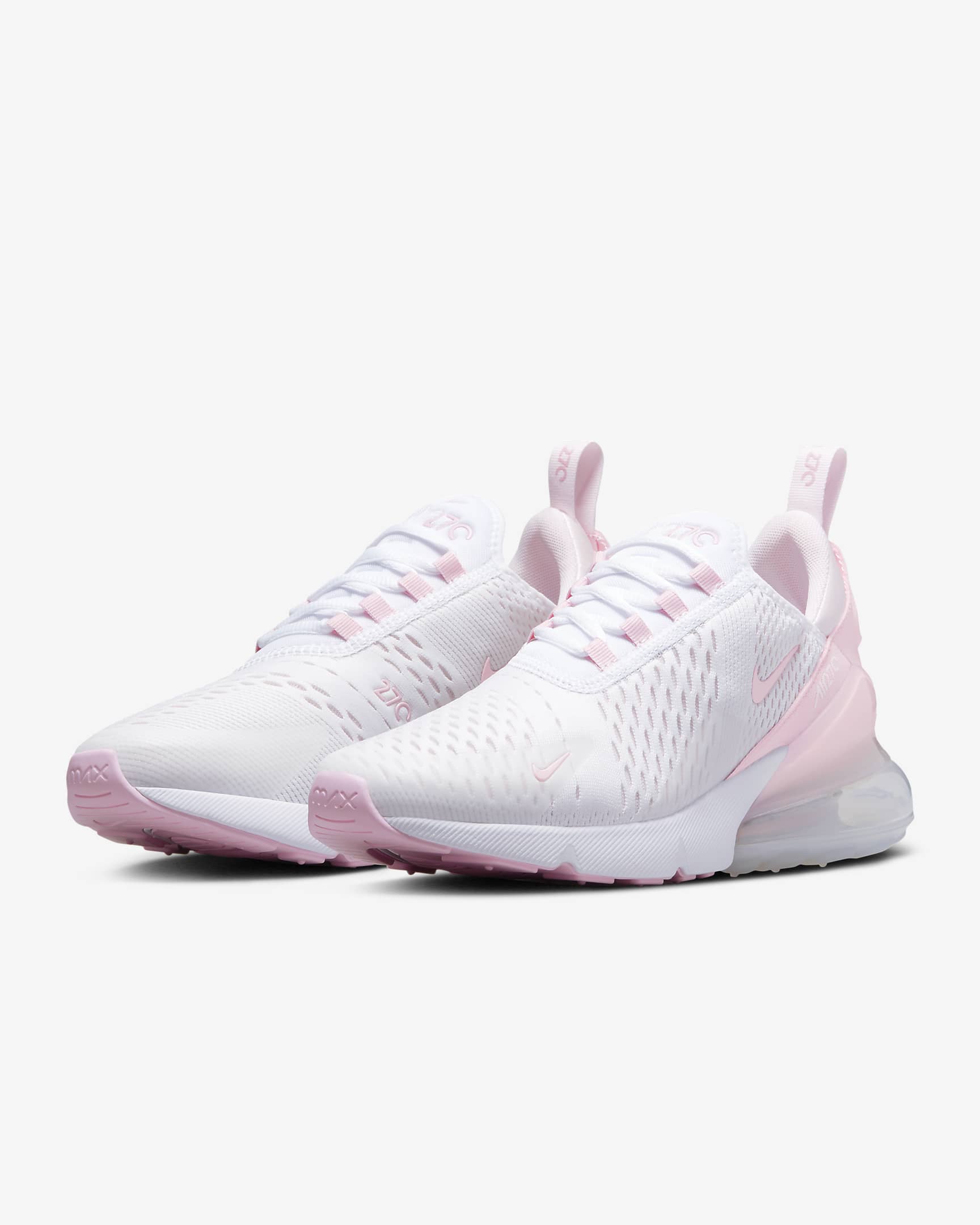 White Soft Pink Sneakers