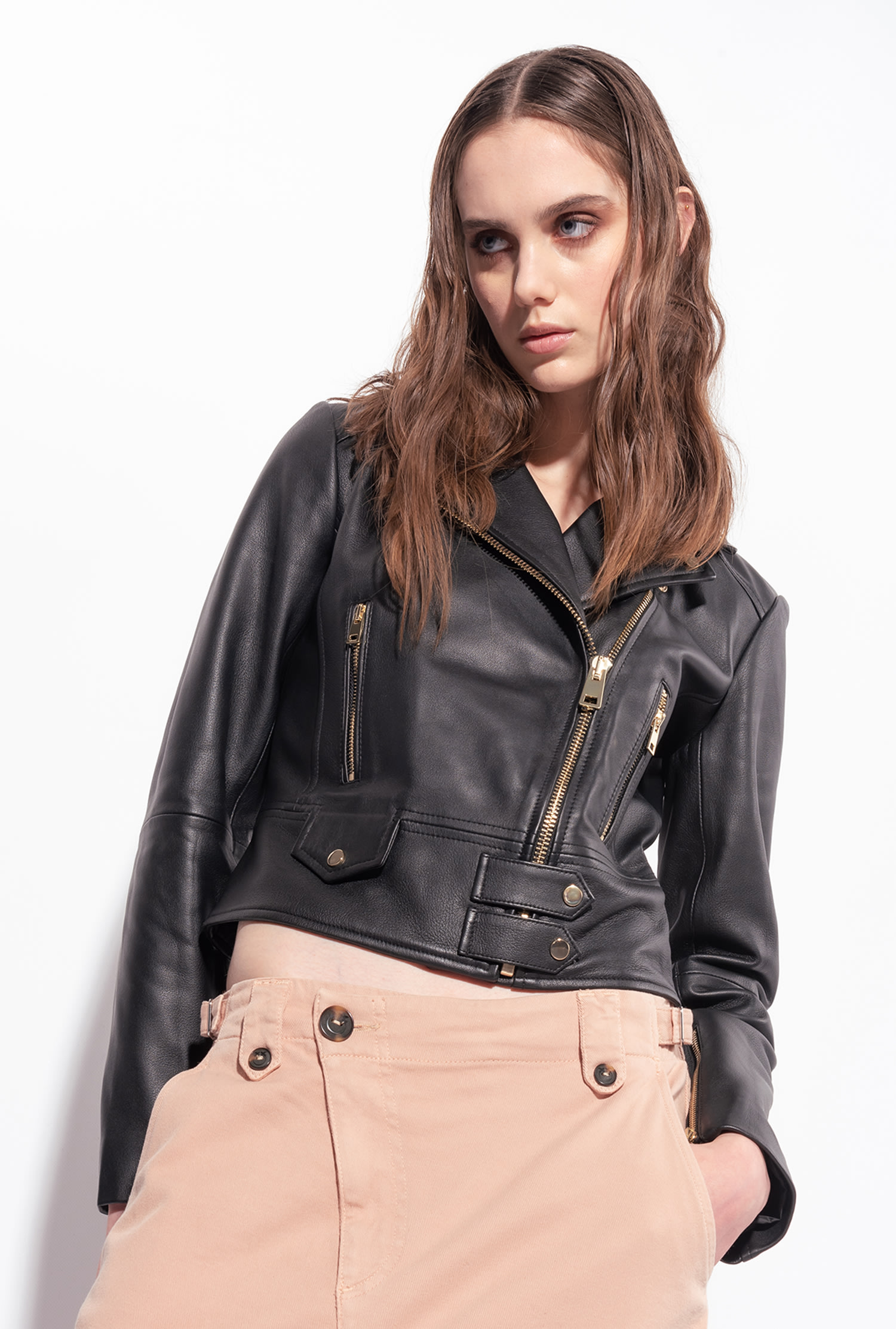 Biker Jacket in Nappa Leather