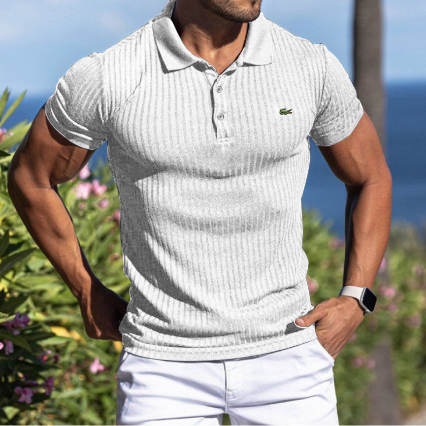 Summer short sleeves with high elastic vertical band 01