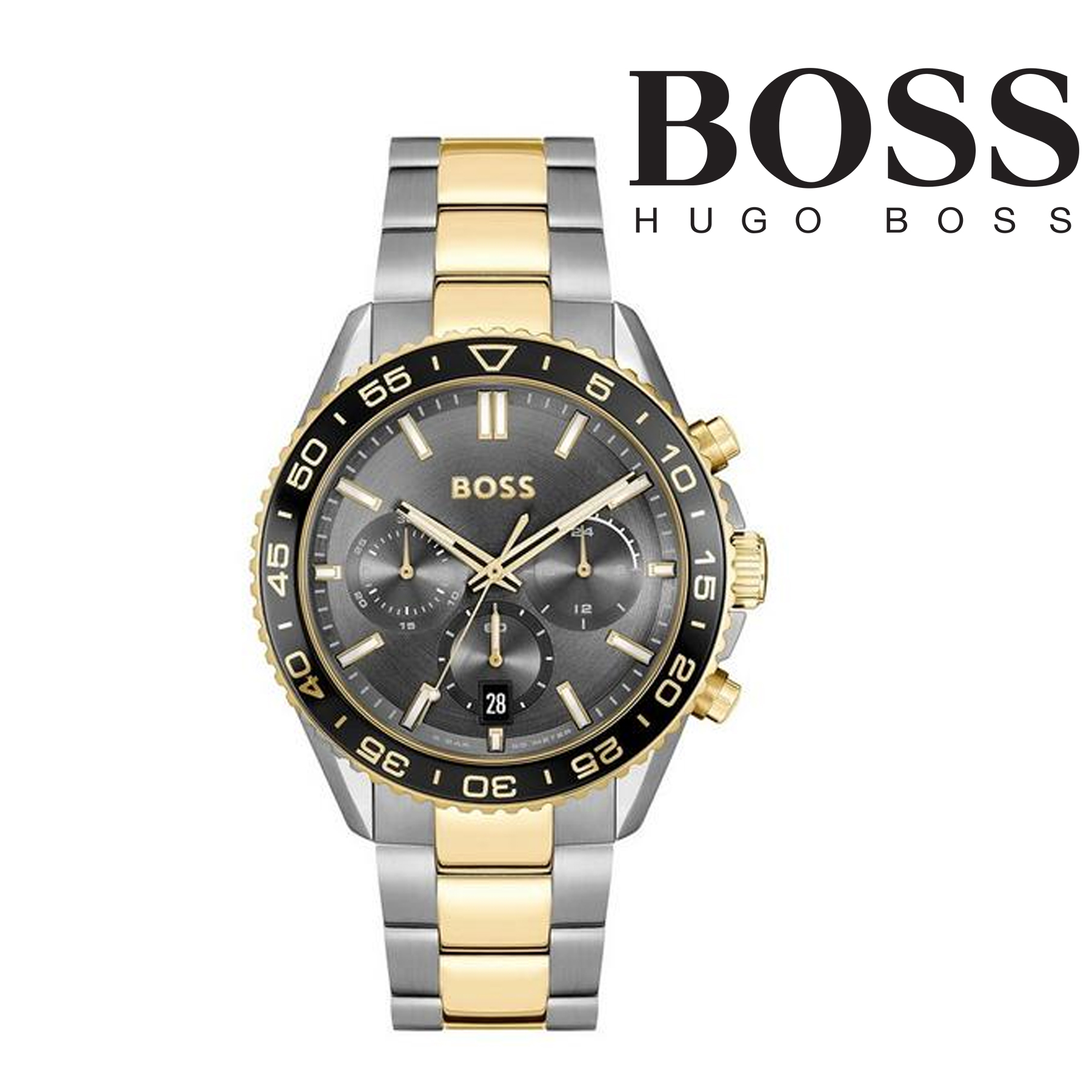 Chronograph Bi-Colour Bracelet Watch