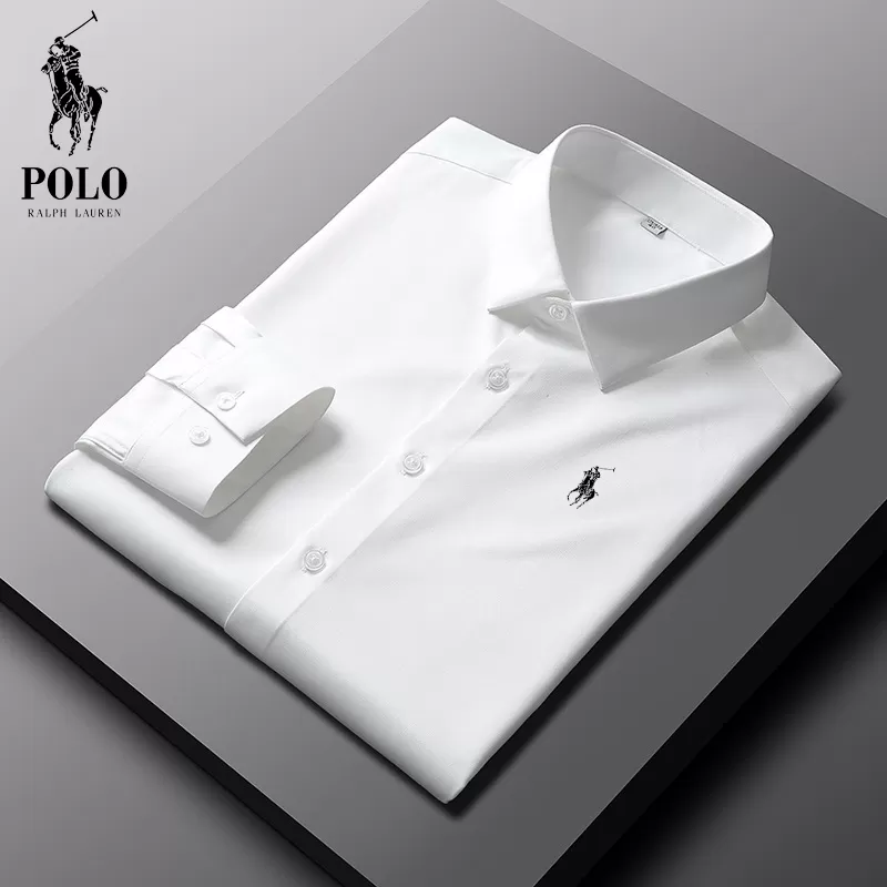 Men's Cotton Basic Denim Long Sleeve Shirt