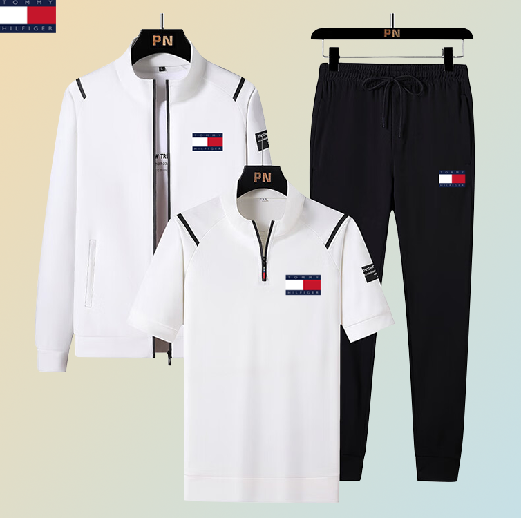 Divatos, új, három részes férfi hétköznapi sportkészlet - Korlátozott idejű ajánlat, akciós