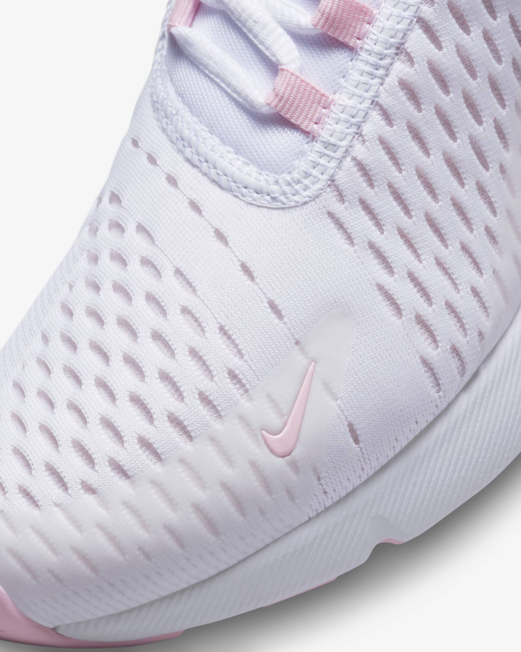 White Soft Pink Sneakers