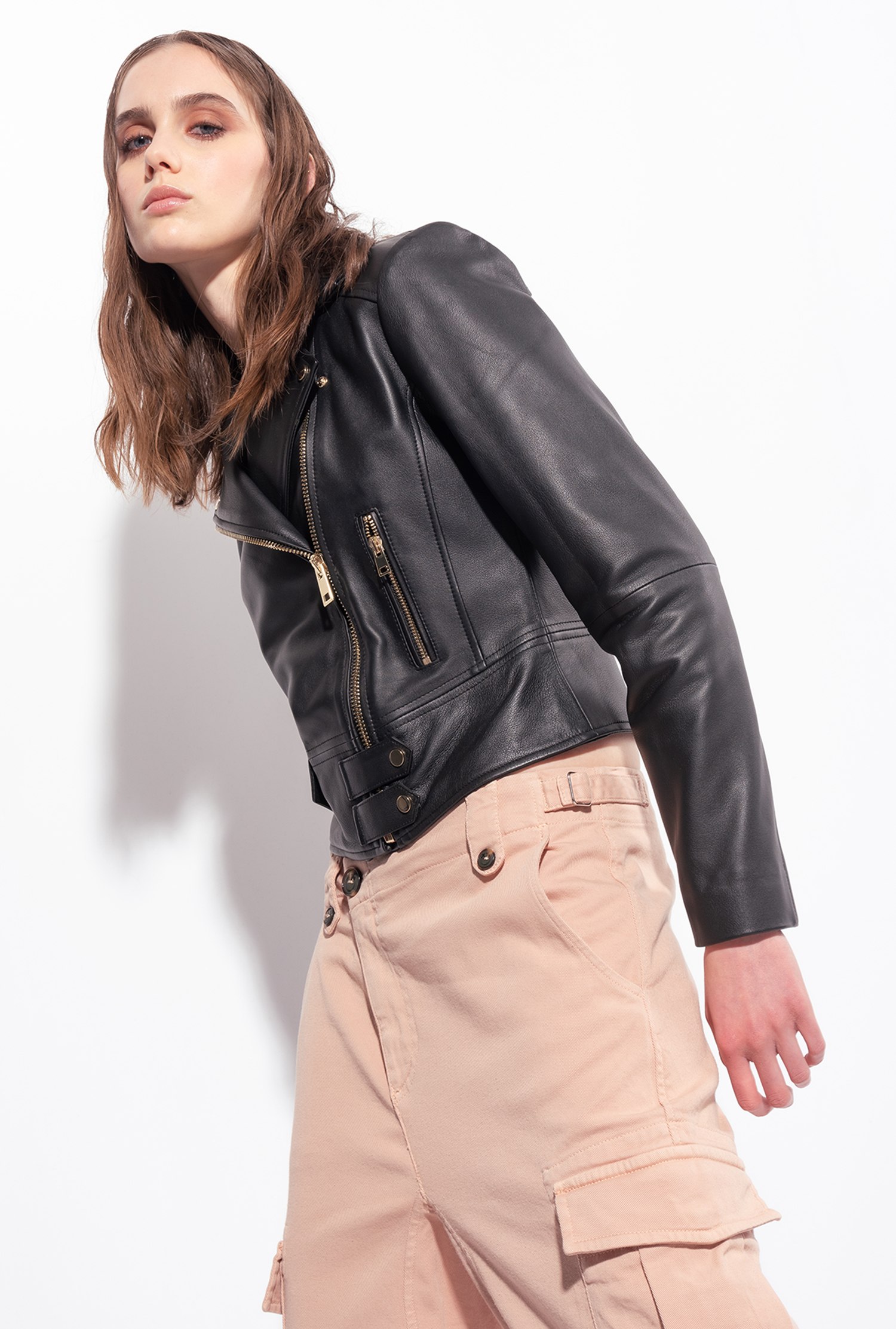 Biker Jacket in Nappa Leather